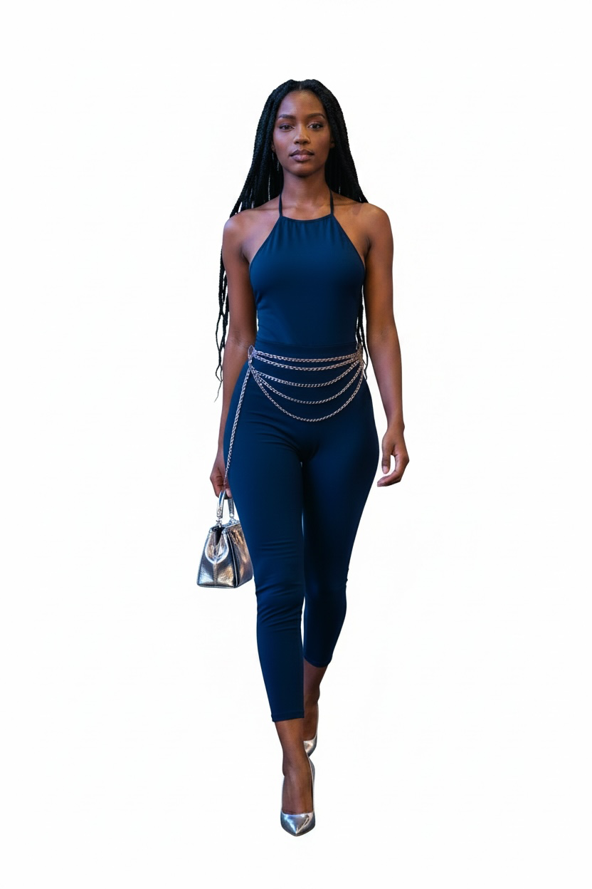 Capri Nights Halter jumpsuit