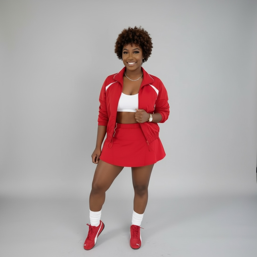 The Varsity Skirt Set