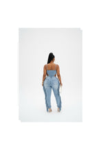 Denim Dream Tassel Jumpsuit